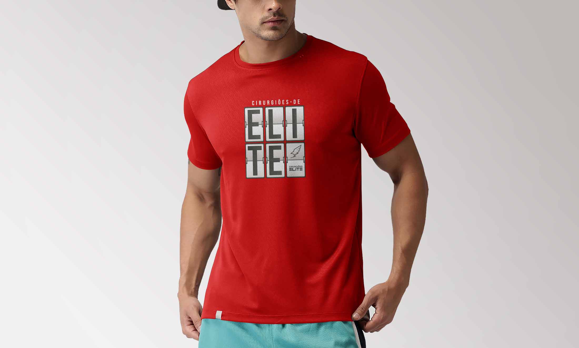 Foto Camiseta - Cirurgiões de Elite - Vermelha