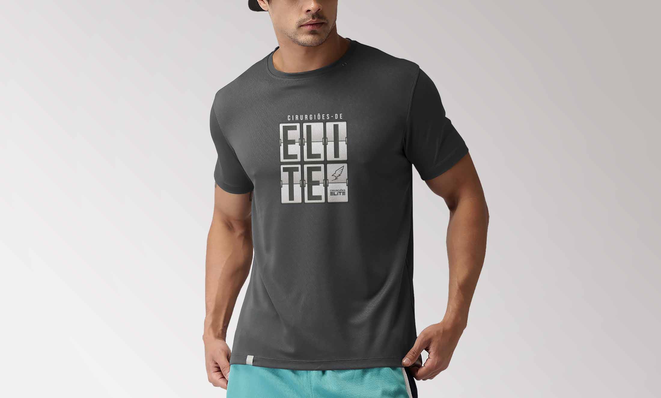 Foto Camiseta - Cirurgiões de Elite - Cinza